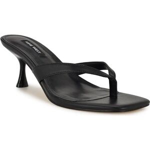 Nine West Andela Flip Flop Black 8.5